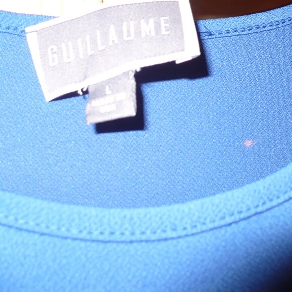 Guillaume blue dress/top asymmetrical style - Picture 2 of 2